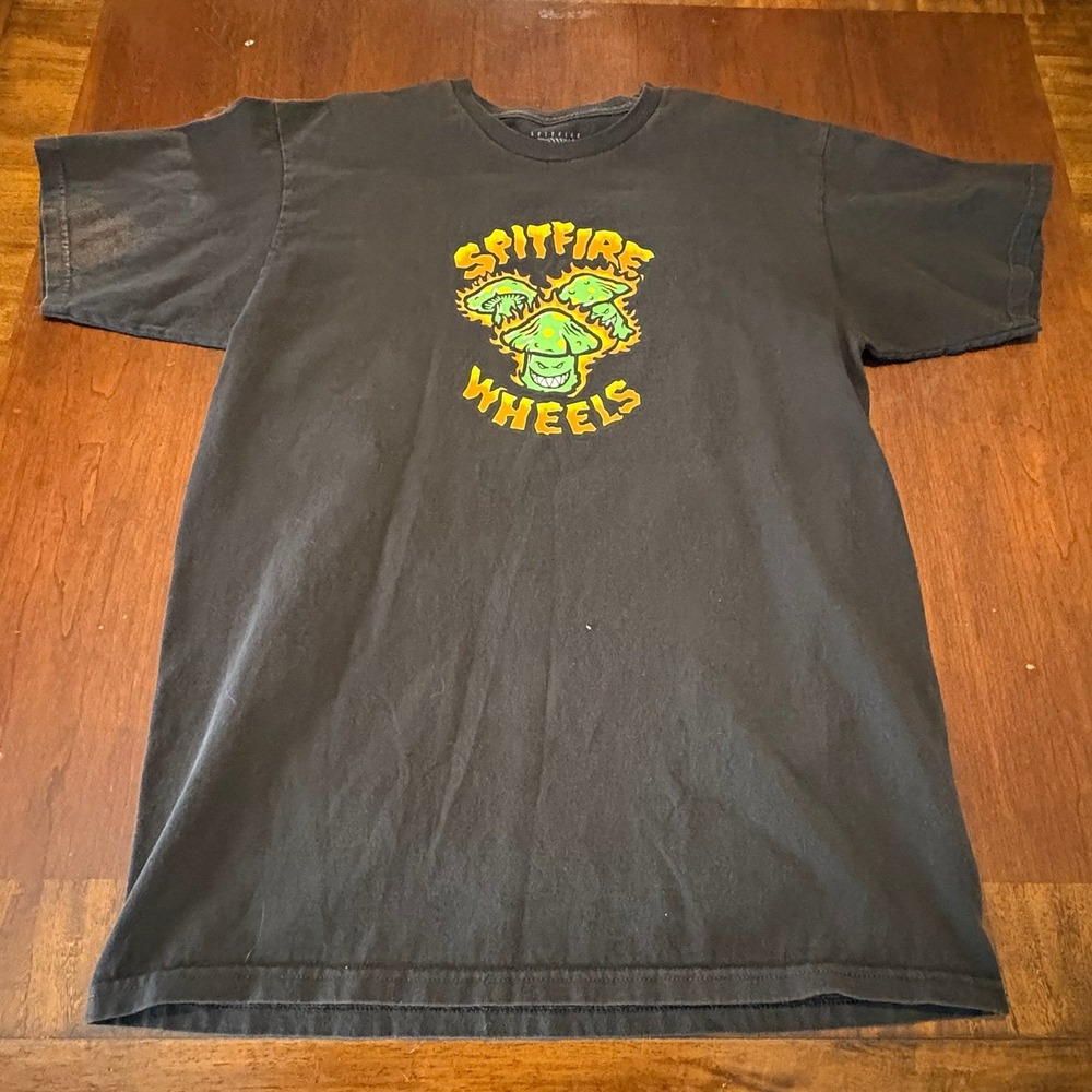 Spitfire Wheels Goblin Graphic‎ T-Shirt Black Size L Skateboarding